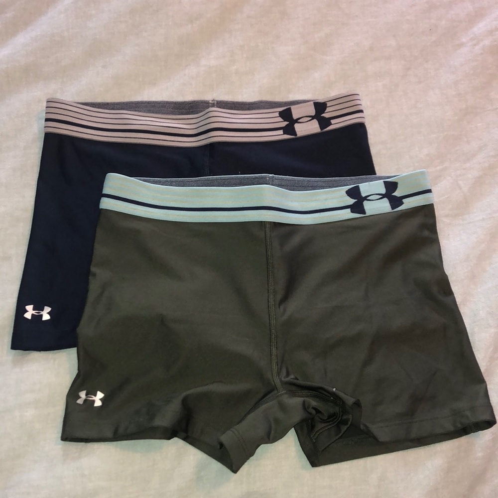 TWO PAIR Under Armour Compression Shorts